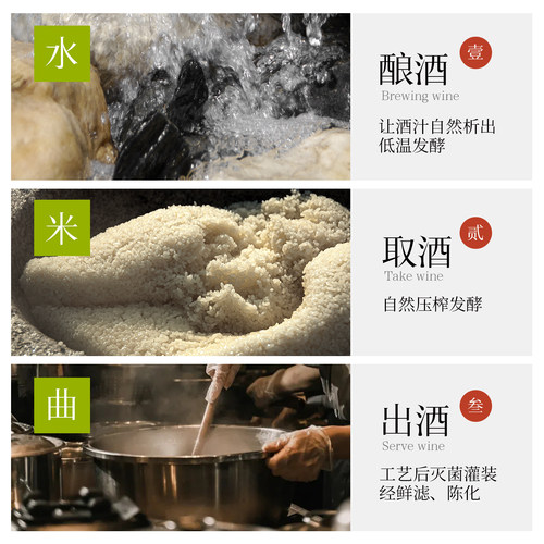 【唐时皇瑰】米酿西安特产稠酒陕西米酒醪糟桂花米酒微甜酒米酿酒 - 图3