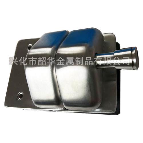 专业加工定`制全不锈钢门锁90度玻璃对方柱门栓欢迎订购 - 图3