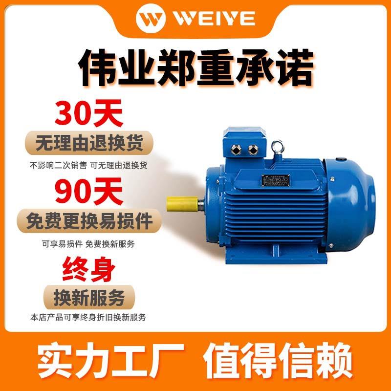 YE3全铜三相异步卧式电机立卧式铁壳电动机2级4级0.75KW1.1kW2.2k - 图1