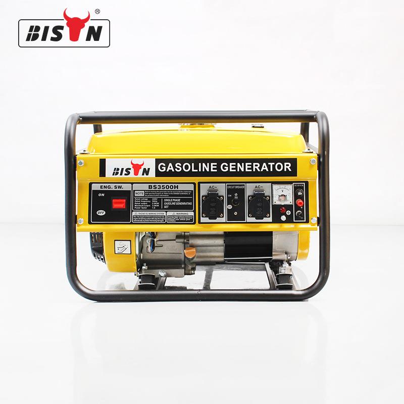 Bison小型汽油发电机组kw移动手启动220v单相家用便携式发电机 - 图3