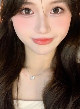 摩登圣饰【白贝母系列】交叉项链