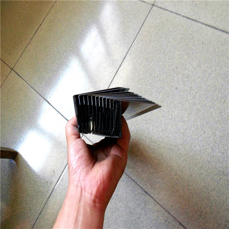 车床不锈钢盔甲风琴防护罩盔甲式风琴防护罩机床铠甲式伸缩防尘罩 - 图1