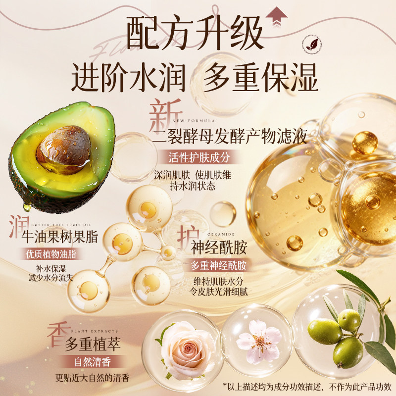 东洋之花滋润护手霜樱花玫瑰橄榄香型美手乳保湿润肤官方旗舰店