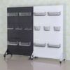 Perforated board vertical removable shelf storage jewelry display rack mobile shelf hardware tool storage artifact