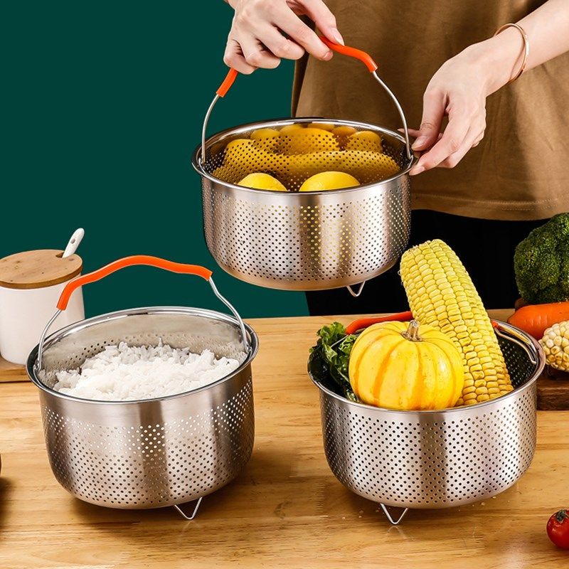 迷你304不锈钢蒸笼电饭锅米汤分离蒸饭神器蒸米饭蒸格蒸架沥米盆,淘宝优惠券,粉丝福利购,淘宝优惠卷