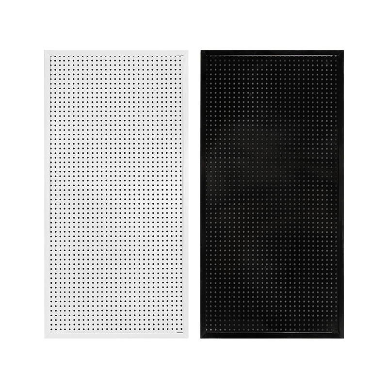 Perforated board shelf with frame perforated board display rack perforated board wall jewelry display rack kitchen storage mobile phone accessories