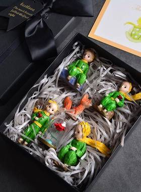 治愈物系小摆公仔生日16311礼件小王子的玫瑰花狐人狸可爱桌面情