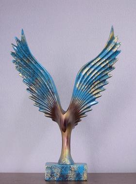 大展欧式大鹏展宏图电视框家居客厅酒76617办公翅室桌面柜装饰品