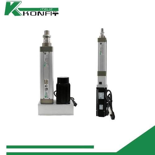 1000/1500N57步进电动缸高精密伺服电缸伸缩缸滚珠丝杆推杆电推缸 - 图0