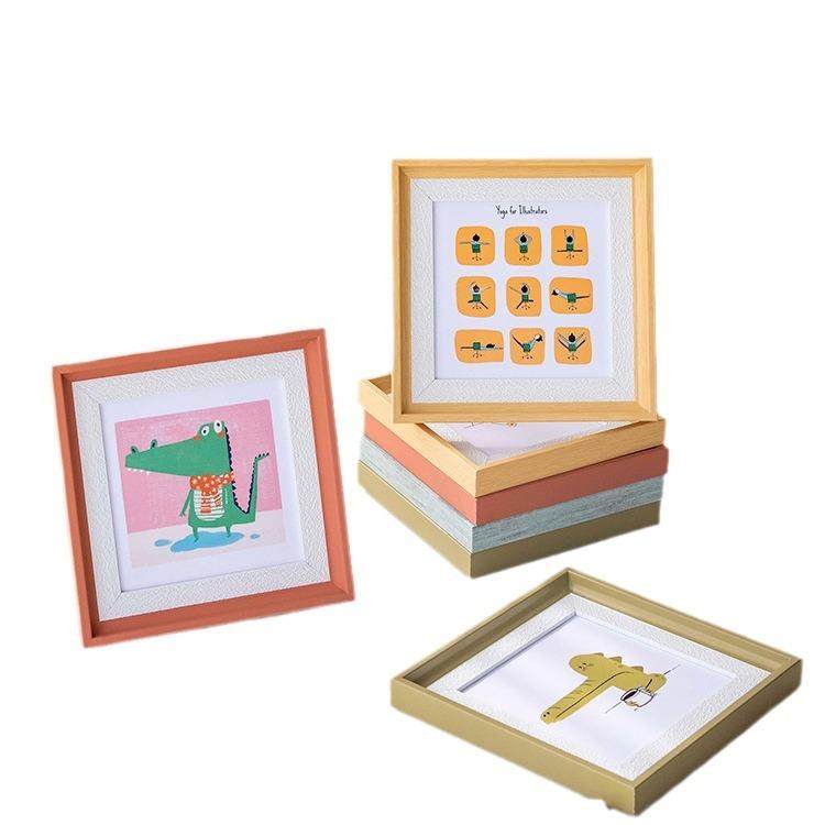 油画棒相框摆台北欧风摆件6寸8寸正方形画框装裱挂墙打印加洗照片,淘宝优惠券,粉丝福利购,淘宝优惠卷