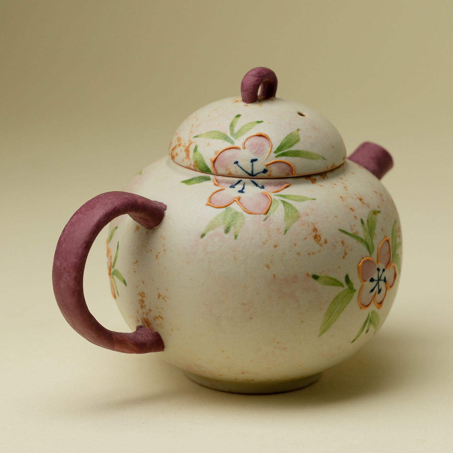 里作纯手绘九尾仙狐茶壶火石红功夫茶具泡茶壶家用陶瓷仙女泡茶器,淘宝优惠券,粉丝福利购,淘宝优惠卷