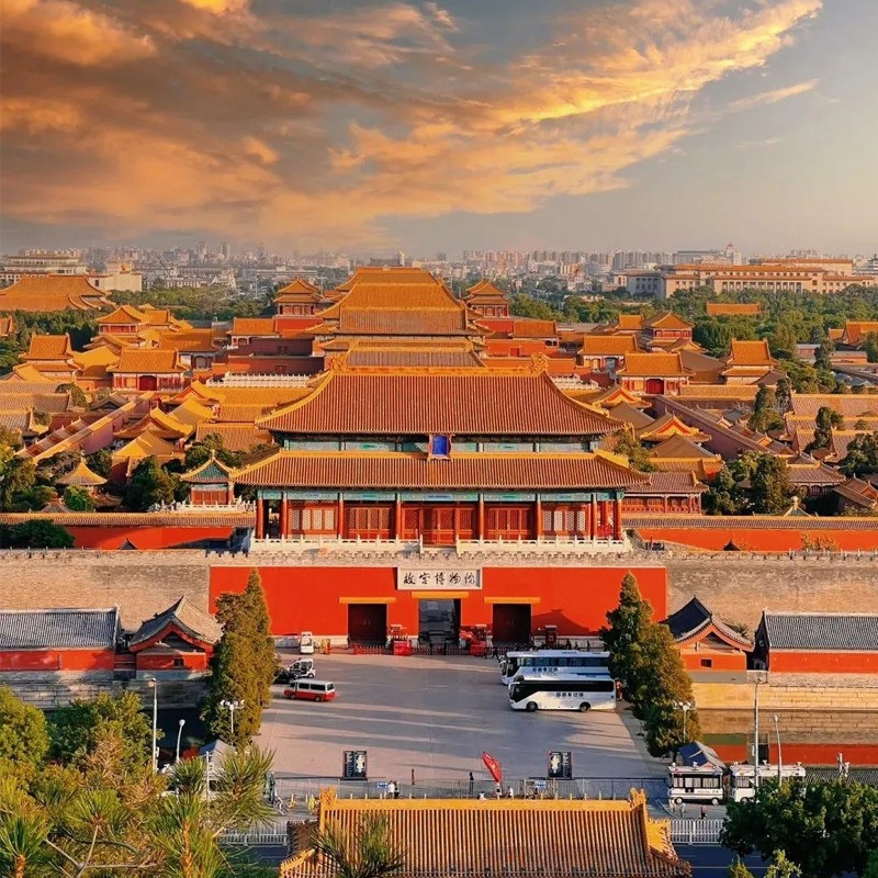 【含往返机票】北京旅游5天4晚跟团游故宫长城国博父母亲子游小团