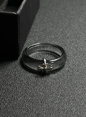 Vintiage 古著 Aiesmobi .戒指十字架灰灵