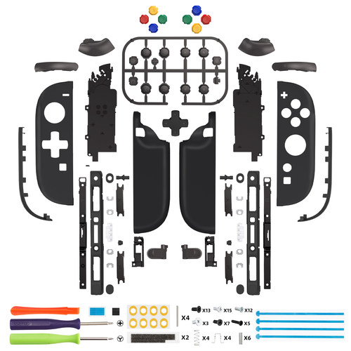 eXtremeRate易极改 Switch 2十字版左右JoyCon豪华版替换壳键套装Dpad方向按键任天堂NS2改装配件多色可选 - 图3