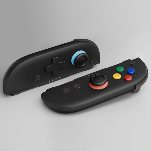 eXtremeRate易极改 Switch 2十字版左右JoyCon豪华版替换壳键套装Dpad方向按键任天堂NS2改装配件多色可选 - 图1