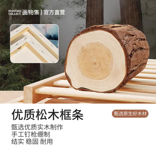 Phoenix凤凰新品水彩画框画布画板Pro260g纯棉水彩布水彩纸美术绘画工具美术生初学者水彩手绘油画框多规格 - 图3