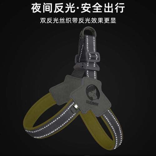 狗套头脖套夏季中型犬小型犬泰迪狗防脱防咬狗狗背心式遛狗牵引绳 - 图0