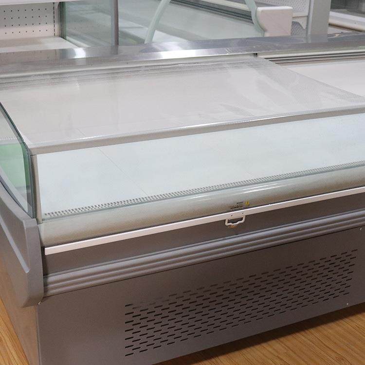 鲜肉柜新款平口玻璃敞开式猪肉冷藏保鲜展示柜商用风冷熟食柜,淘宝优惠券,粉丝福利购,淘宝优惠卷