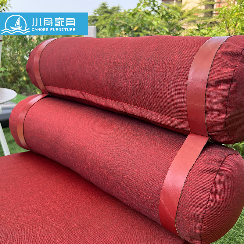 小舟户外花园庭院金属桌椅室外阳台露台防水防晒茶几躺椅组合家具,淘宝优惠券,粉丝福利购,淘宝优惠卷