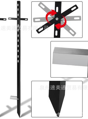 重型金属桩院子标志架，用于户外草坪院子酒吧停车场车库活动