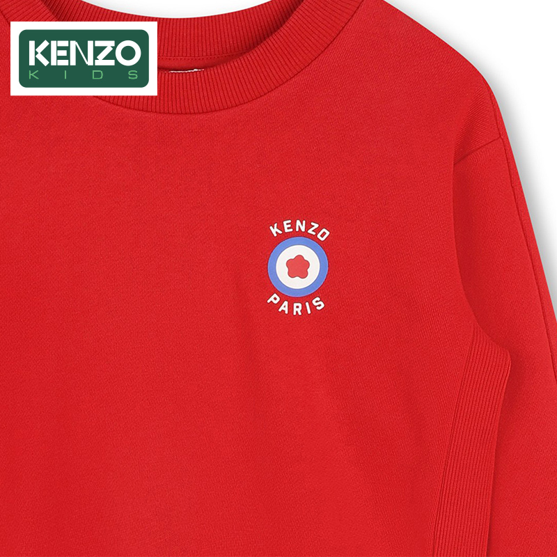 KENZO KIDS童装儿童春秋款休闲运动宽松圆领卫衣K60773