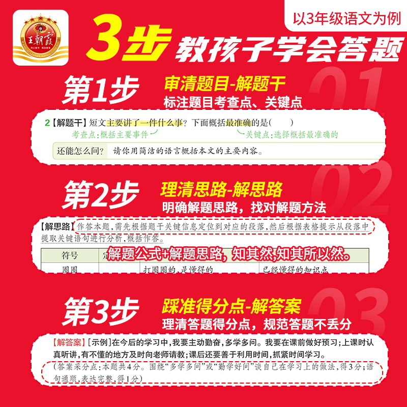 王朝霞小学语文阅读训练100篇超详解答案数学思维训练一年级二年级三四五六年级数学思维培养专项强化训练思维逻辑训练启蒙拓展书
