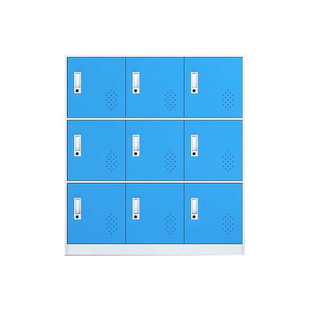 Colorful schoolbag cabinet kindergarten storage cabinet school classroom lock storage cabinet class lock wardrobe student schoolbag cabinet