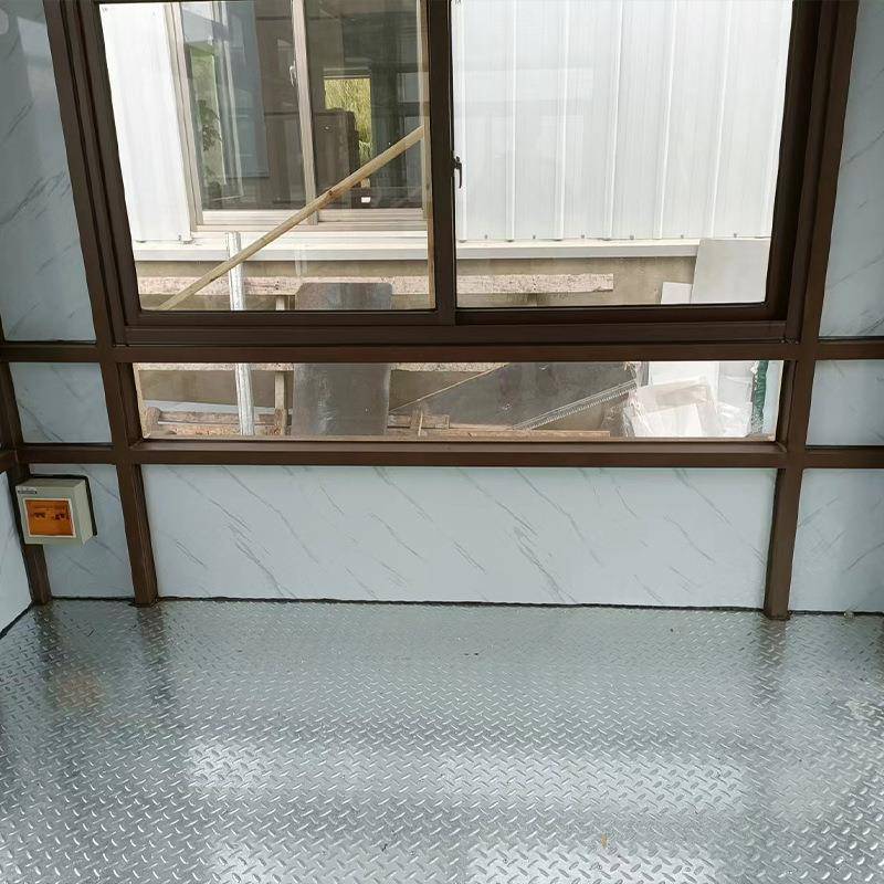 真石漆岗亭保安亭小区物业门卫岗亭定制值班室真石漆成品岗亭 - 图0