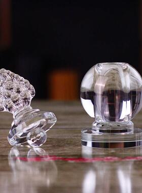 白水晶装藏舍利子甘露丸藏红花水晶舍利塔摆件大号佛塔菩提塔嘎乌