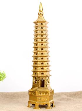 朴器 铜文昌塔摆件 九层铜文昌塔 十三层铜文昌塔摆件