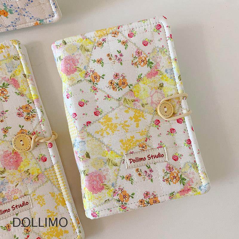 Dollimo布面文艺小碎花手账本 活页本A5A6花期清新创意ins笔记本,淘宝优惠券,粉丝福利购,淘宝优惠卷