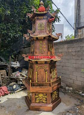 烧纸炉定做铸铁化钱炉寺庙六角塔炉烧元宝炉宗祠祠堂化宝炉烧金炉