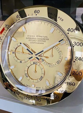 源头工厂直销 R L X 水鬼 GMT SEA 迪通拿系列14寸金属外壳表挂钟