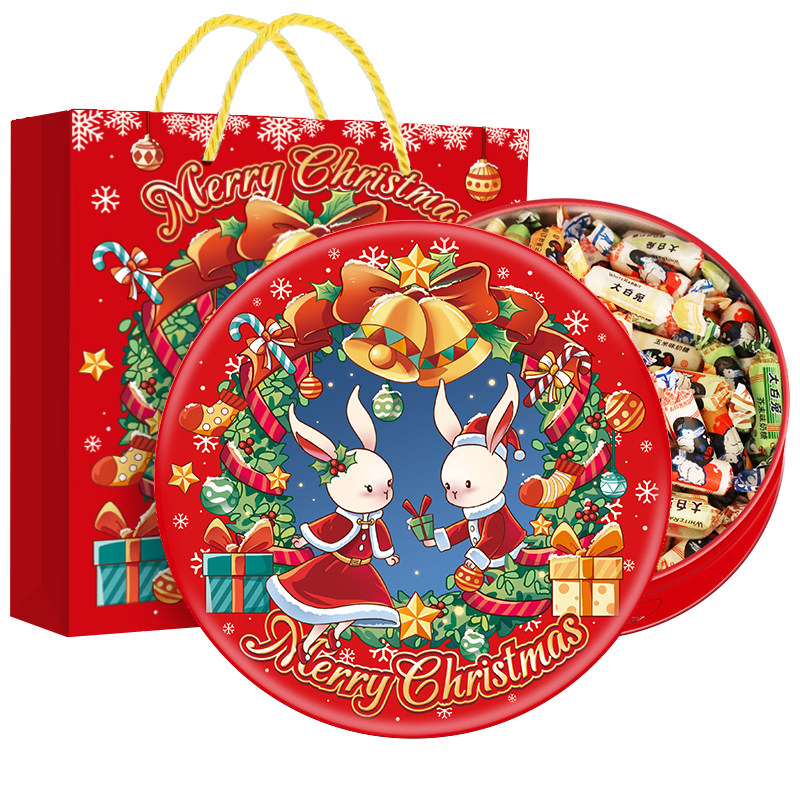 【圣诞礼盒】大白兔奶糖零食送礼伴手礼年货节儿童糖果上海特产,淘宝优惠券,粉丝福利购,淘宝优惠卷