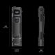 NITECORE Knight Cole edc29 tactical bright light self-defense charging outdoor mini flashlight official flagship
