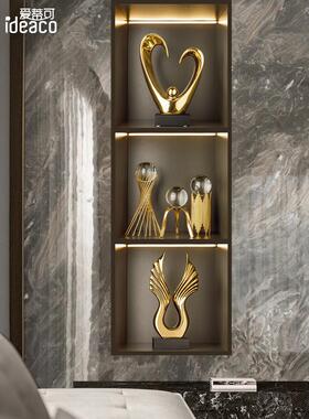 大展宏图摆件客厅酒柜电视柜陶瓷装饰品新中式乔迁新居开业礼物