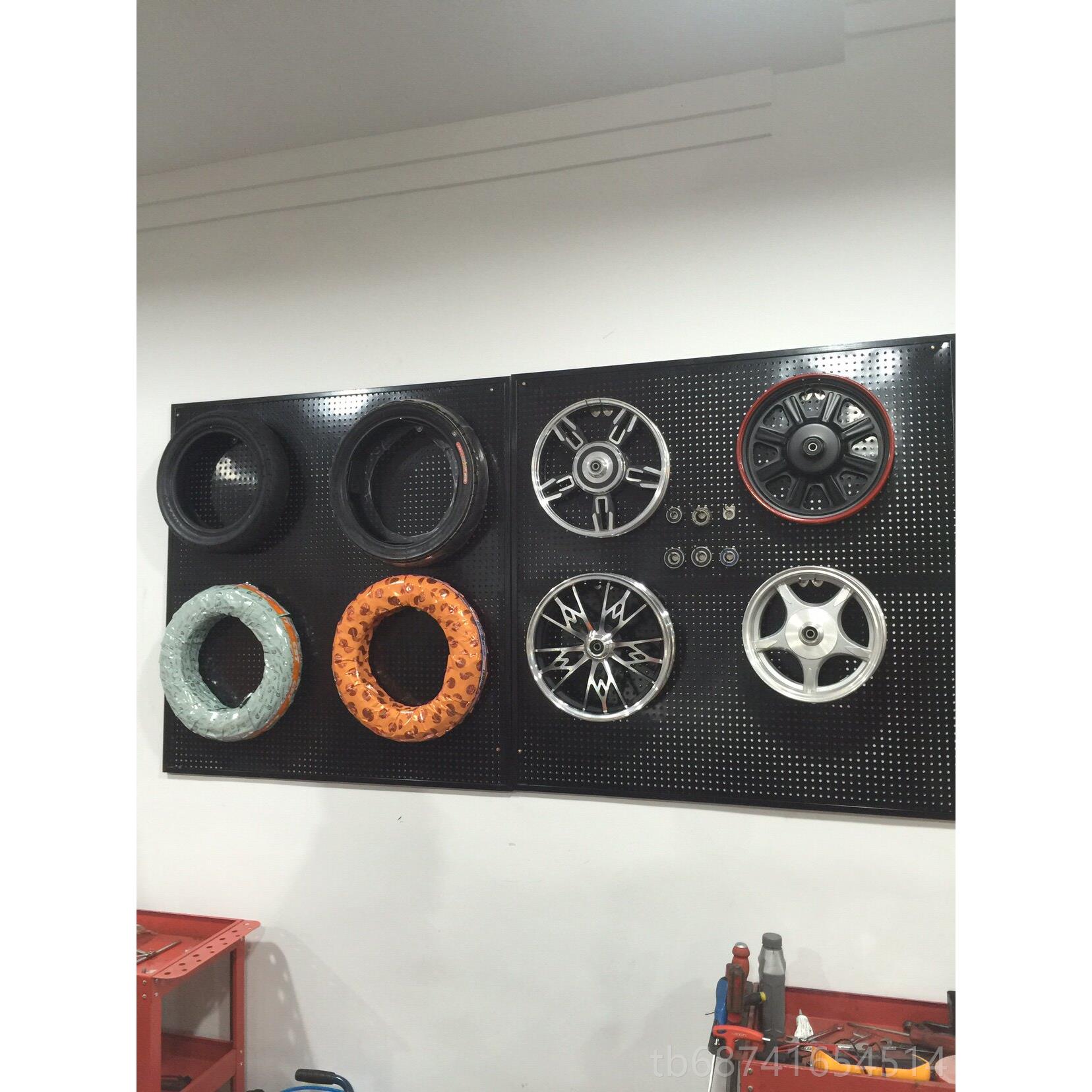 Genuine hole plate hole plate hole jewelry upper wall display rack hardware round home storage mobile phone thousands of accessories