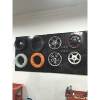 Genuine hole plate hole plate hole jewelry upper wall display rack hardware round home storage mobile phone thousands of accessories