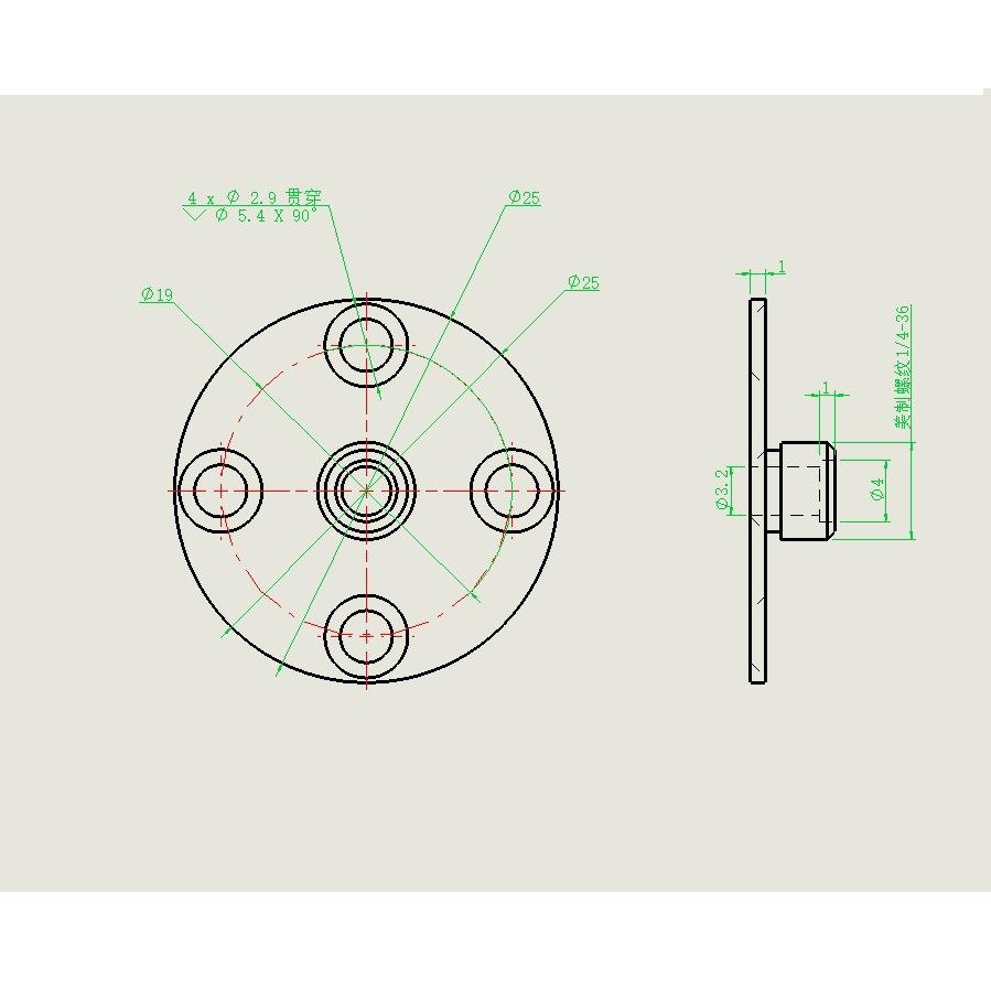 SMA905法兰,光纤法兰,光纤接头,光纤固定座 - 图0