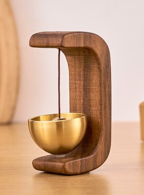 吸门式入户多巴胺风铃磁吸木质门铃商铺I进门提醒铃新中式装饰撞