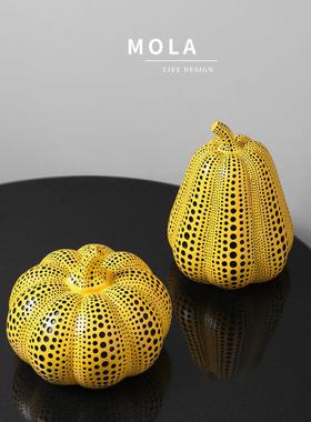 MOLA.pumpkin家居创意装饰客厅电视柜办公室玄关轻奢摆件 | 波瓜