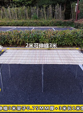 地摊架子摆货架加厚夜市出摊折叠桌子伸缩摆摊多功能直角货架