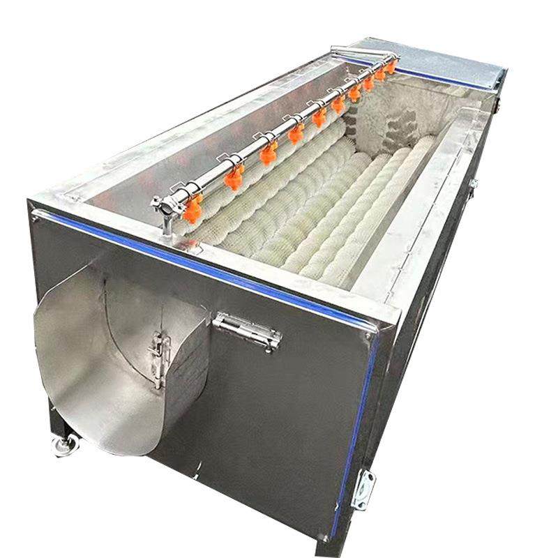 贝壳类毛辊清洗机 全自动牡蛎海鲜清洗设备 土豆毛刷去皮清洗机,淘宝优惠券,粉丝福利购,淘宝优惠卷