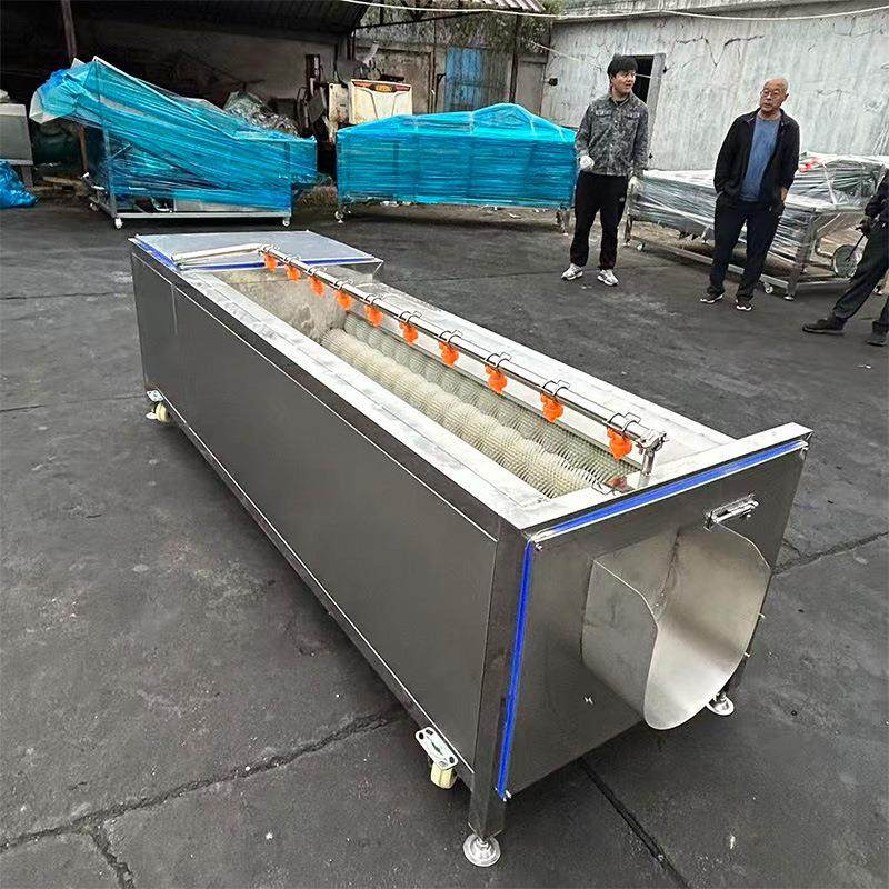 贝壳类毛辊清洗机 全自动牡蛎海鲜清洗设备 土豆毛刷去皮清洗机,淘宝优惠券,粉丝福利购,淘宝优惠卷