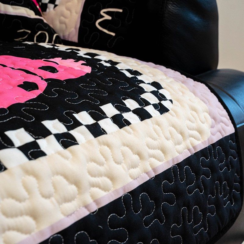 精选可爱卡通猫猫沙发垫防猫抓透气四季款绗缝坐垫防滑布艺沙发巾,淘宝优惠券,粉丝福利购,淘宝优惠卷