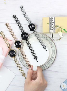 外贸时尚合金手链手表女款学生手