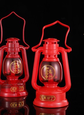 乔迁新居进火灯红船灯进宅大吉红色喜庆手提马灯新房装饰摆件道具