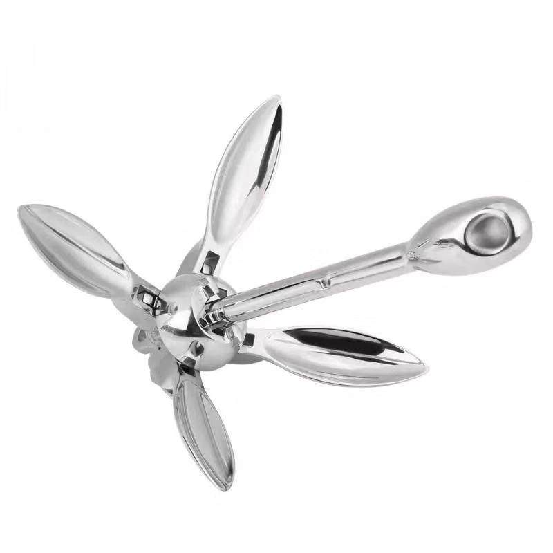 厂家批发316不锈钢船用折叠船锚 充气橡皮船钓鱼皮划艇配件伞形锚,淘宝优惠券,粉丝福利购,淘宝优惠卷