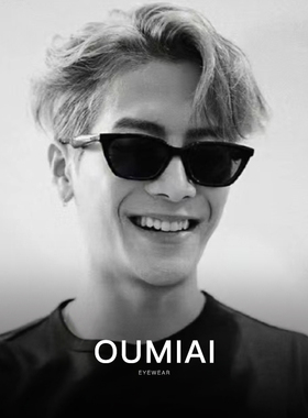 王嘉尔同款GM墨镜女夏Loti猫眼小框防晒防紫外线高级感太阳眼镜男