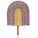 Seagrass woven fan summer hand-operated cattail fan decoration B&B wall hanging fan household fan im element Vietnamese characteristics